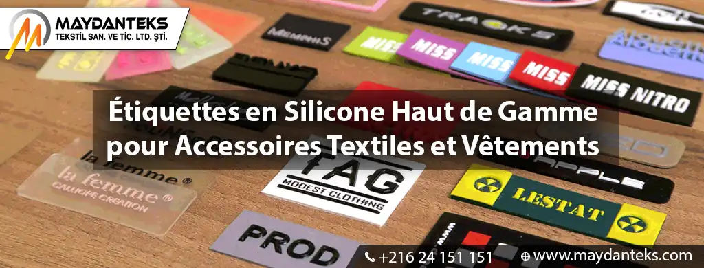 Étiquettes en Silicone Haut de Gamme pour Accessoires Textiles et Vêtements