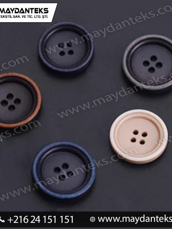 boutons couture classiques mat multicolore 4 trous mercerie professionnelle textile